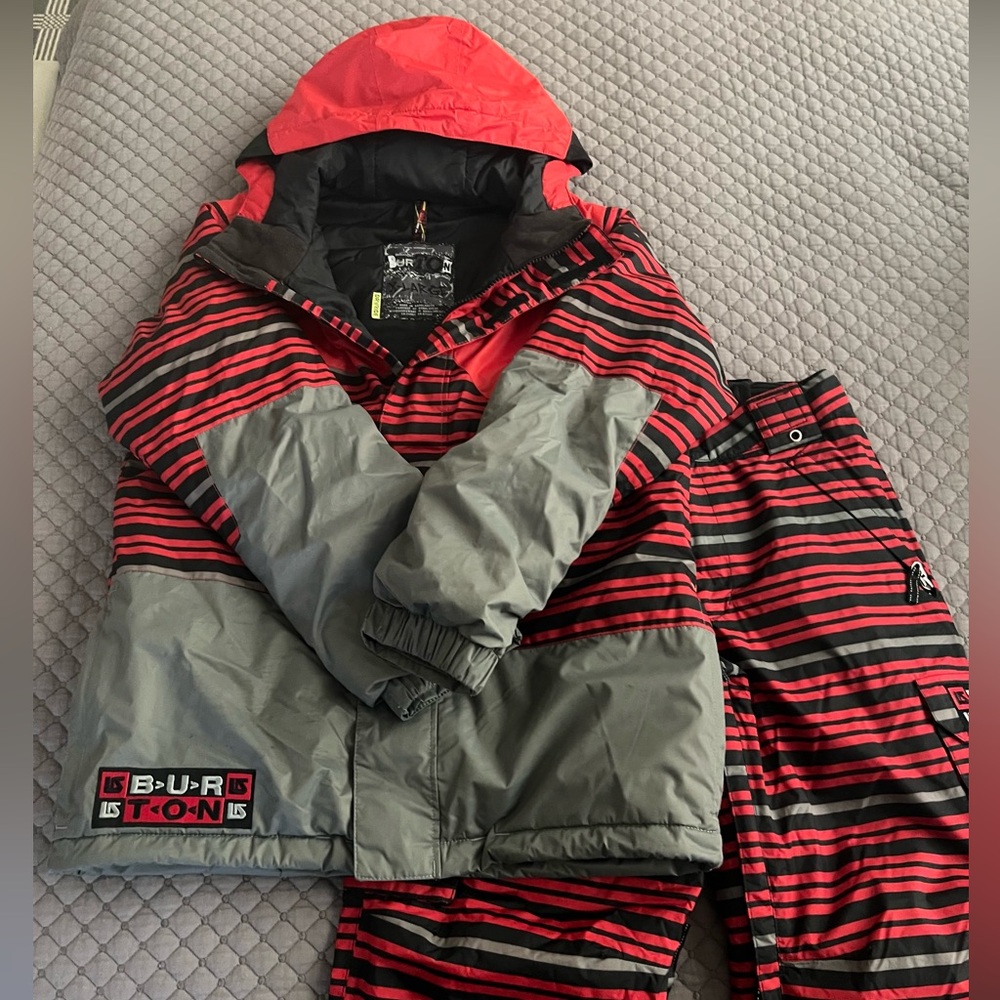 Burton Dryrider Boys L ski matching set